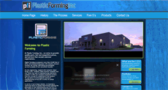 Desktop Screenshot of plasticforminginc.com